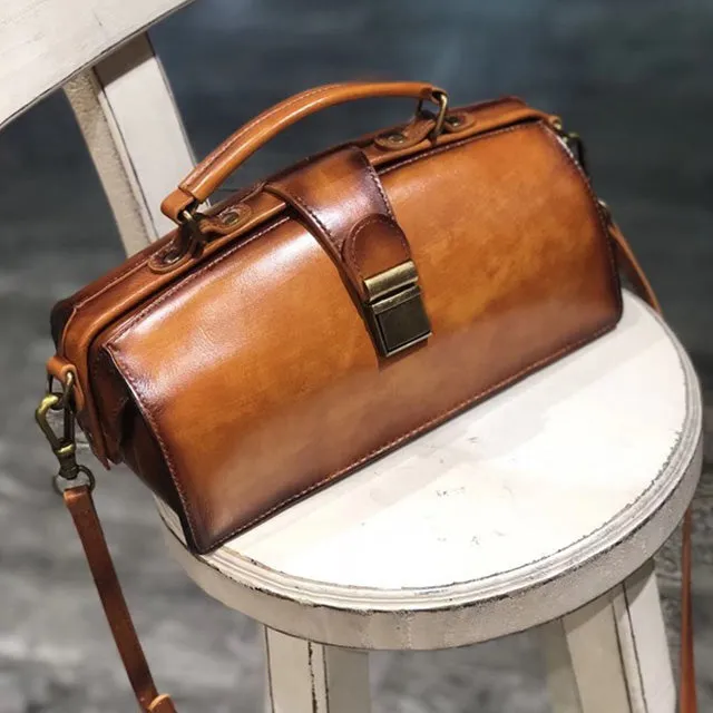 Discount Womens Genuine Leather Crossbody Satchel Purse Handbags for Women