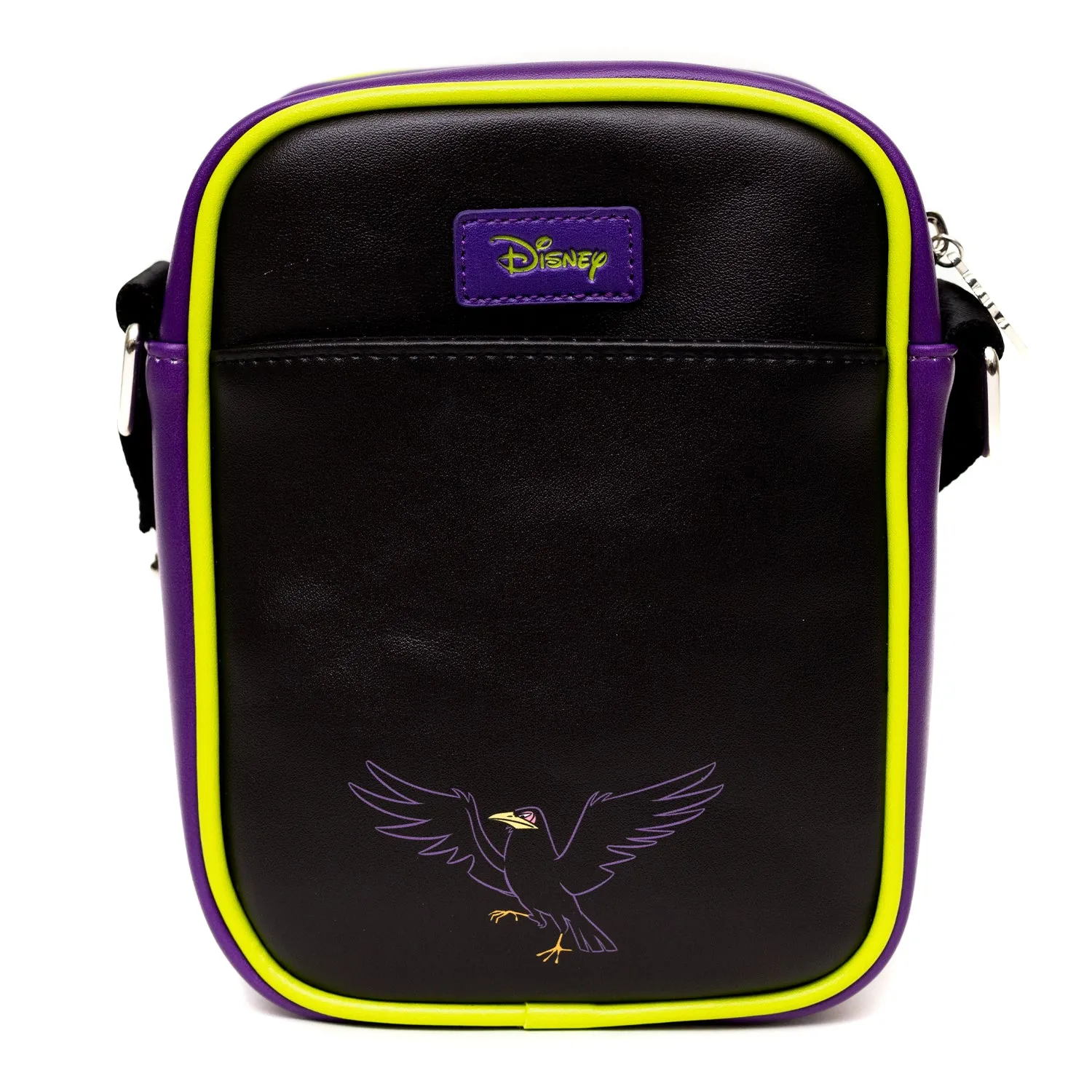 Disney Bag and Wallet Combo, Sleeping Beauty Maleficent Pose Close Up, Vegan Leather
