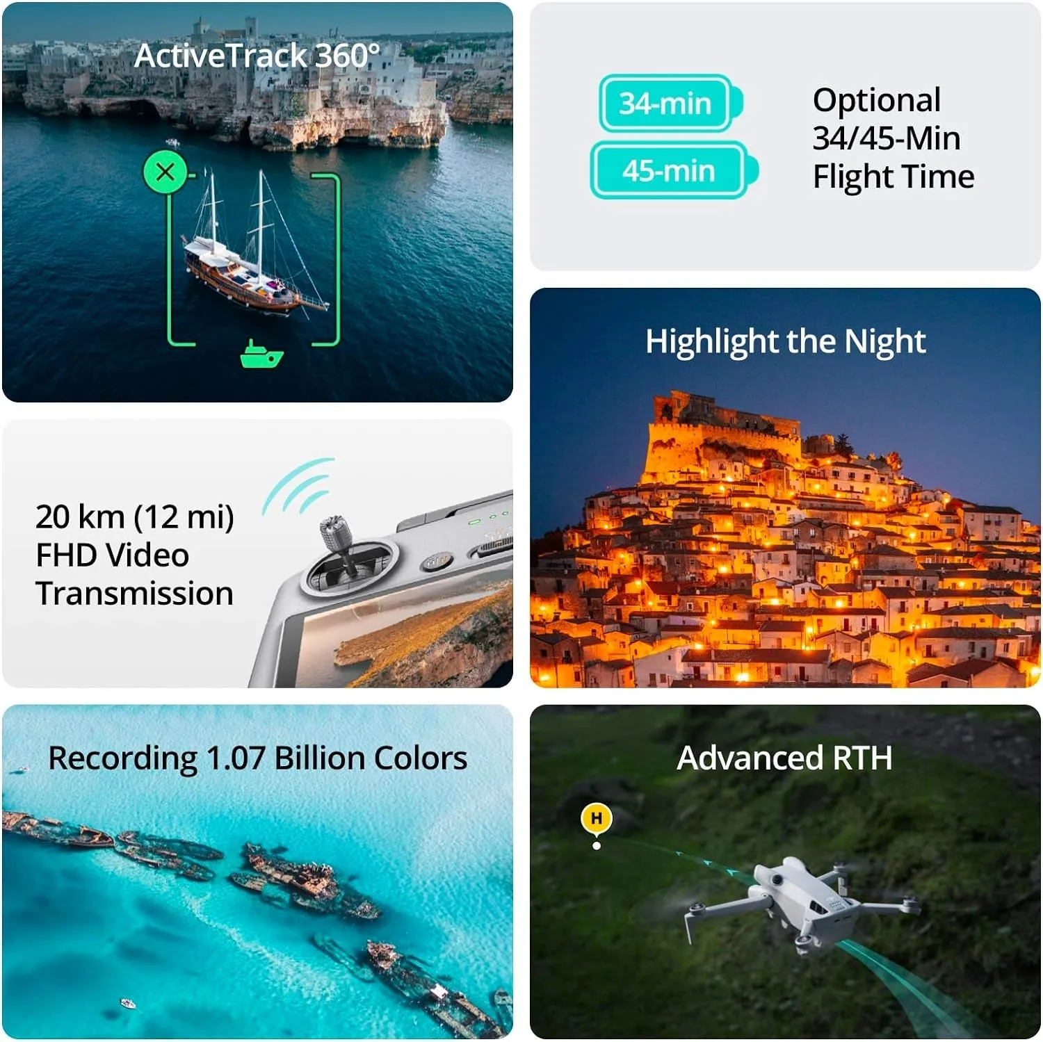 DJI Mini 4 Pro Fly More Combo: Compact Drone with 4K Capabilities for Extended Flight Time