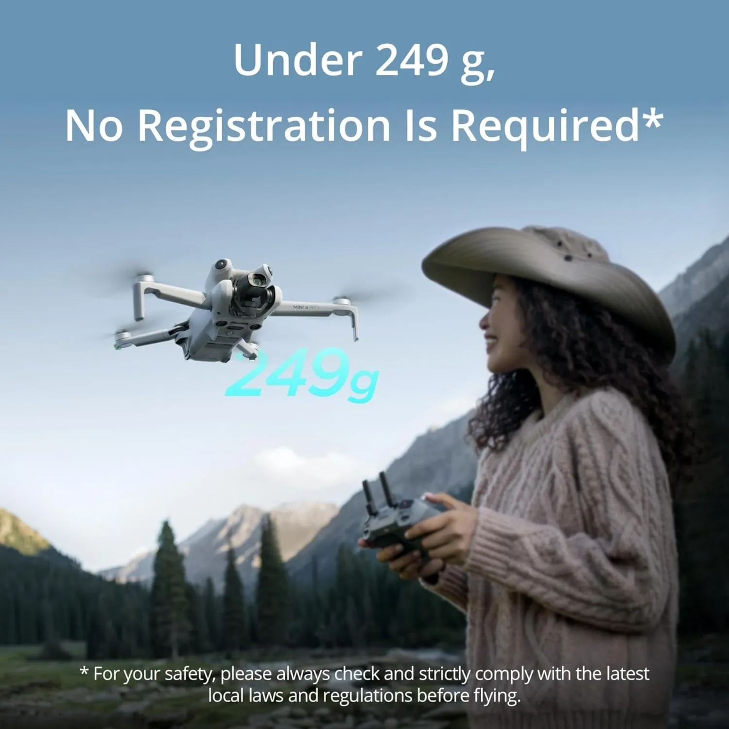 DJI Mini 4 Pro Fly More Combo: Compact Drone with 4K Capabilities for Extended Flight Time