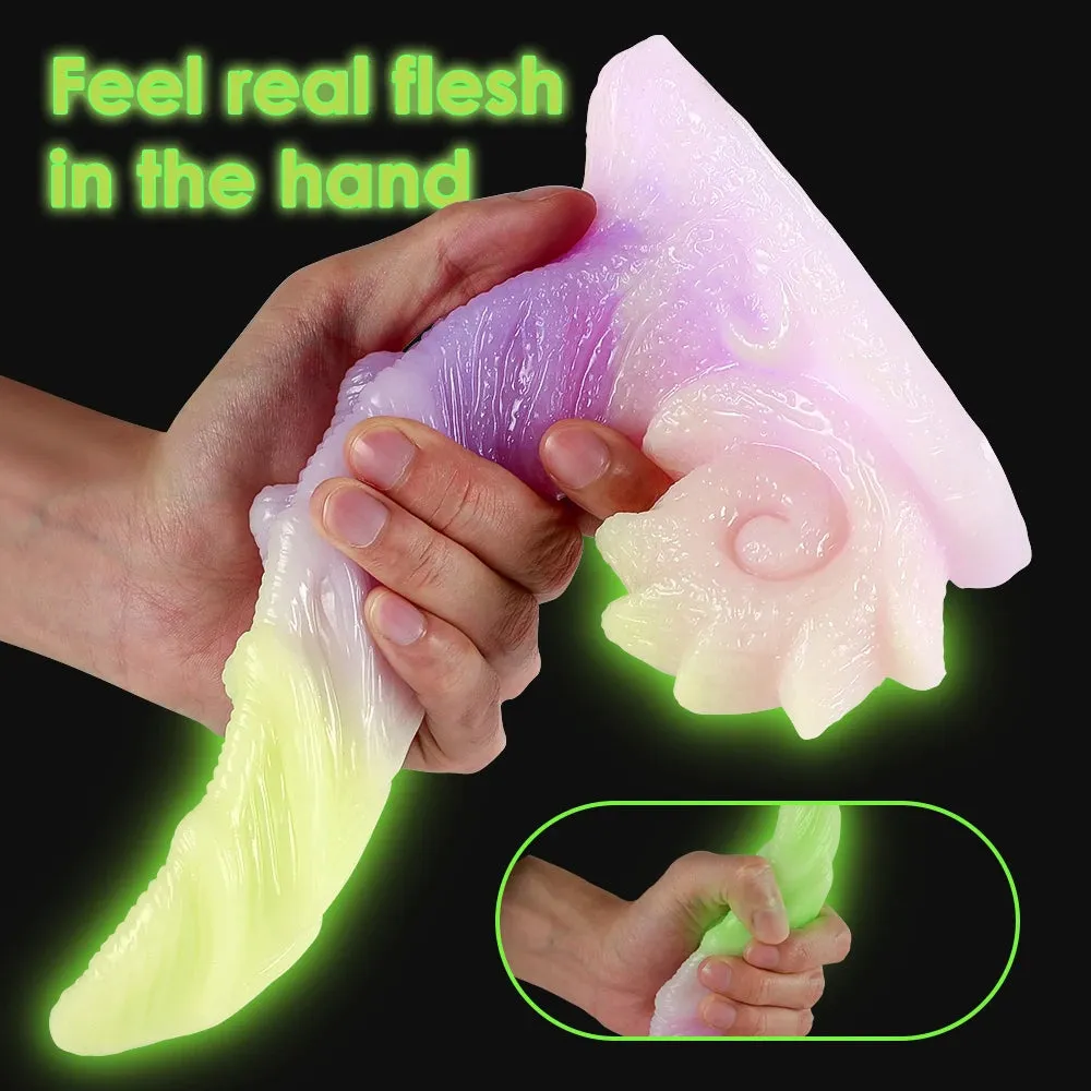 Dragon Tentacle Dildos Butt Plug - Luminous Anal Clit Stimulatior Monsterdildo Sex Toys