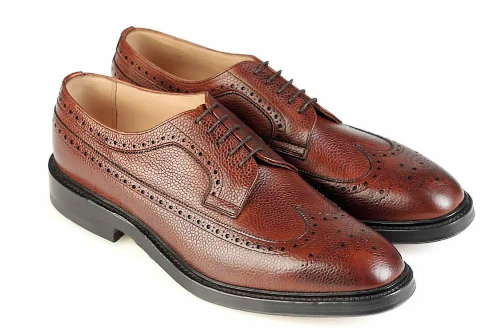 Dufferin - Mahogany Brown Country Calf - Leather Sole