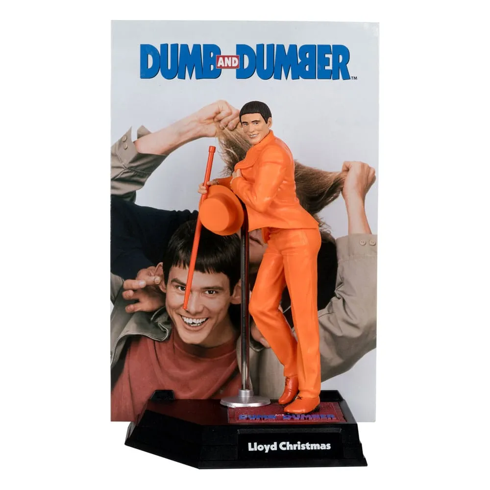 Dumb And Dumber Movie Maniacs PVC Statue Lloyd Christmas (Gold Label) 15 Cm