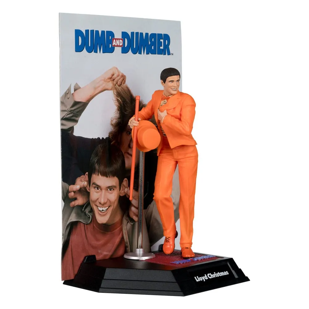 Dumb And Dumber Movie Maniacs PVC Statue Lloyd Christmas (Gold Label) 15 Cm