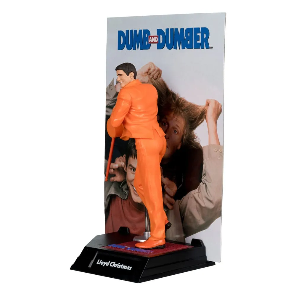 Dumb And Dumber Movie Maniacs PVC Statue Lloyd Christmas (Gold Label) 15 Cm