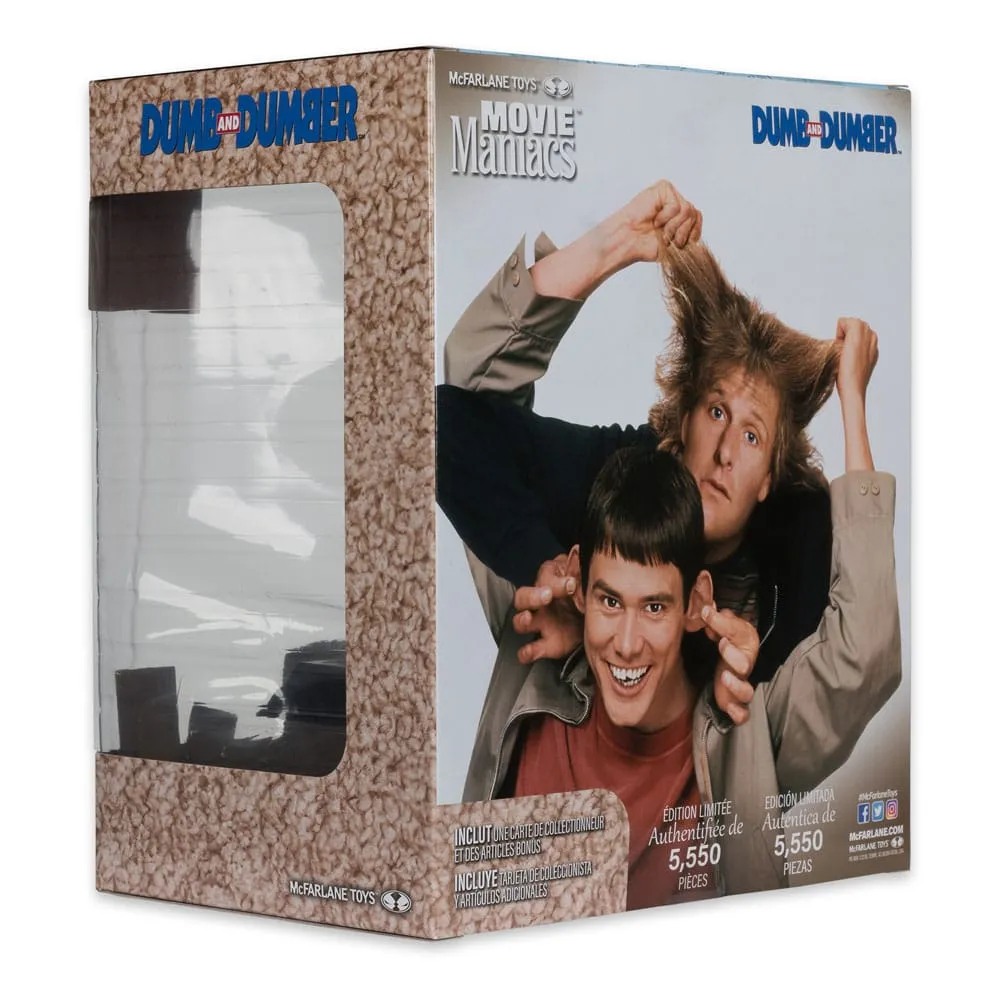 Dumb And Dumber Movie Maniacs PVC Statue Lloyd Christmas (Gold Label) 15 Cm