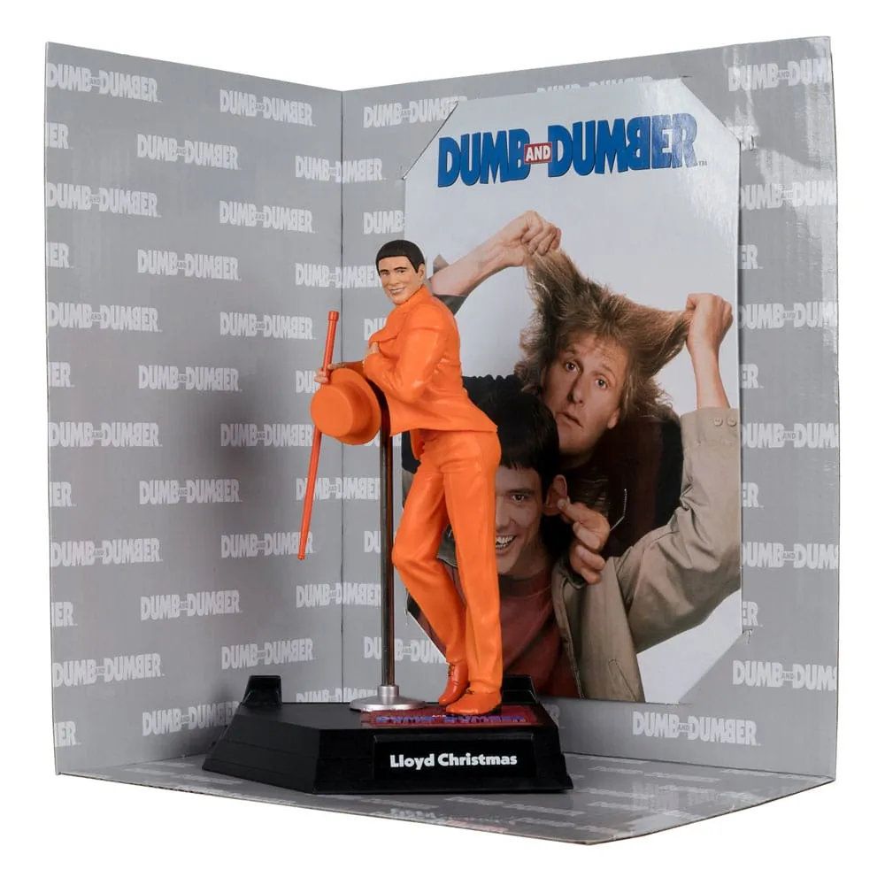 Dumb And Dumber Movie Maniacs PVC Statue Lloyd Christmas (Gold Label) 15 Cm