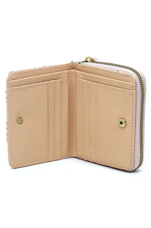 Easy Access Printed Bi-fold Wallet