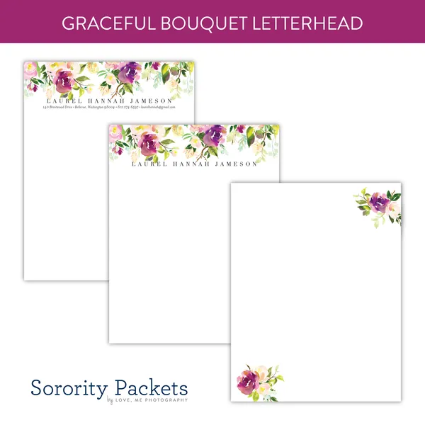 Elegant Script Custom Letterhead