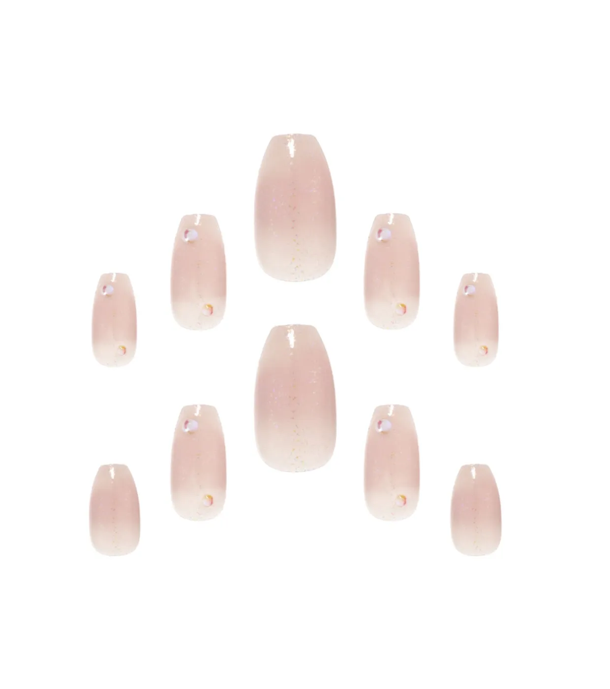 Elegant Touch False Nails 3D Gel Finish - Hydra