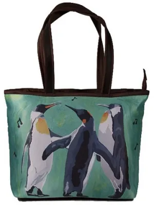 Emperor Penguins Purrfect Tote - The Trio