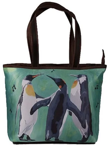 Emperor Penguins Purrfect Tote - The Trio