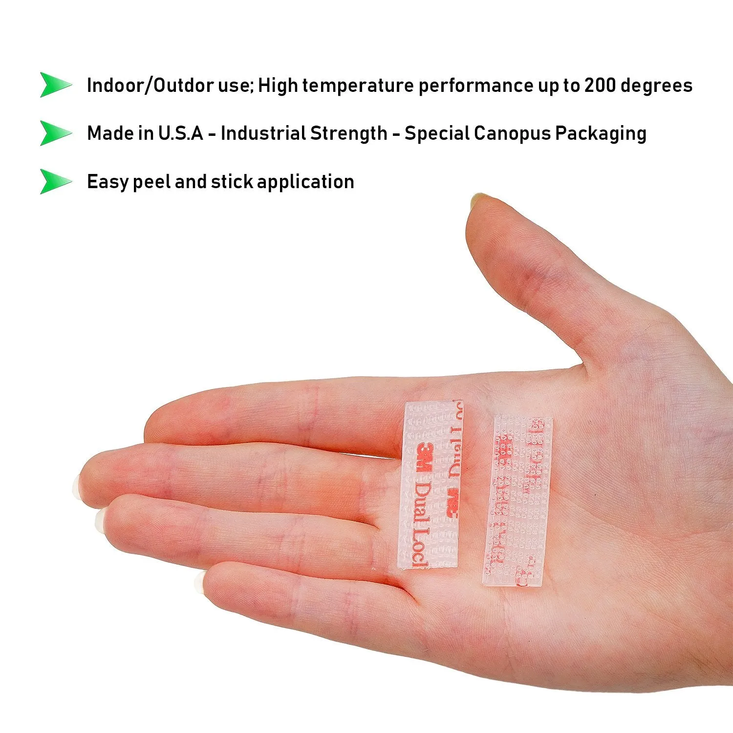 EZ Pass Mounting Strips: Adhesive Strips, Dual Lock Tape, (4 Sets - 8 pcs) with Cleaning Prep Pad (2 Pieces)