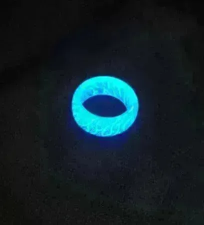 Fashionable Luminous Resin Ring