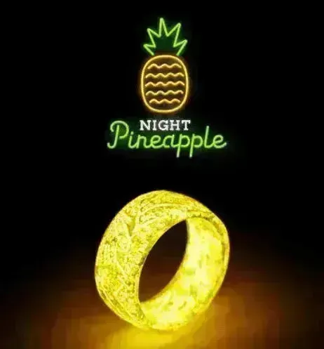 Fashionable Luminous Resin Ring