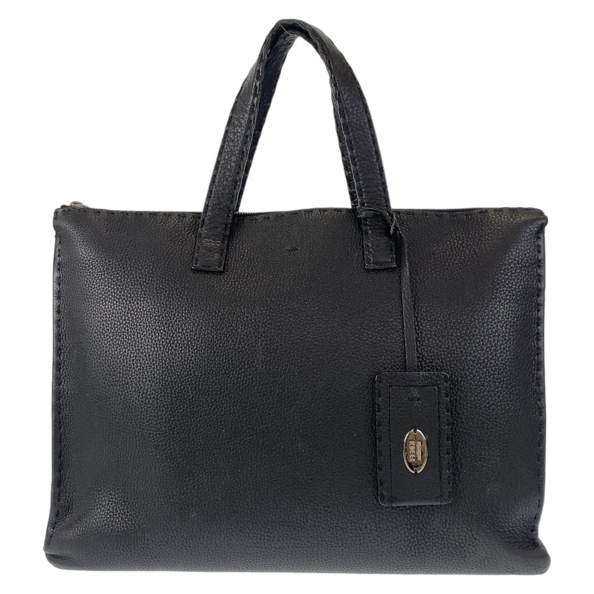 Fendi Leather Selleria Briefcase