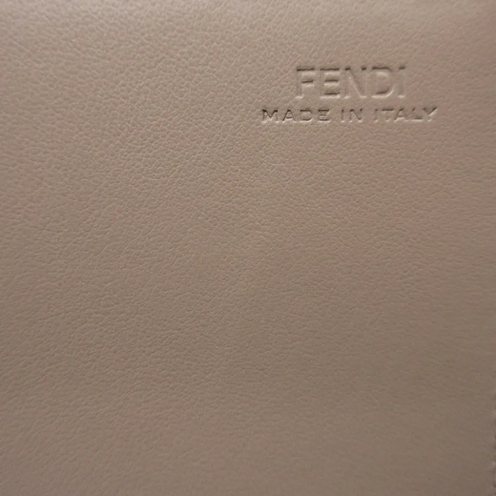 FENDI Long Wallet Purse 8M0251 leather pink Two fold By the way Women Used