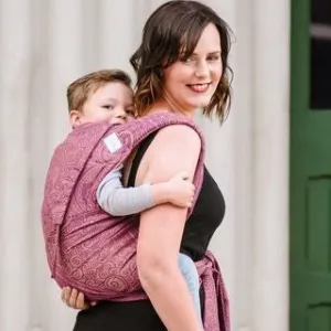 Fidella Fly Tai - MeiTai babycarrier Limited Edition Masala Mauve (Baby Size - From Birth)