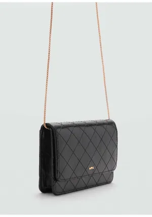 Flap chain bag - Black