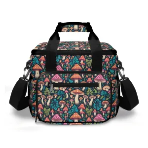Forest Shrooms Insulated Leakproof Cooler Bag Lunch Box