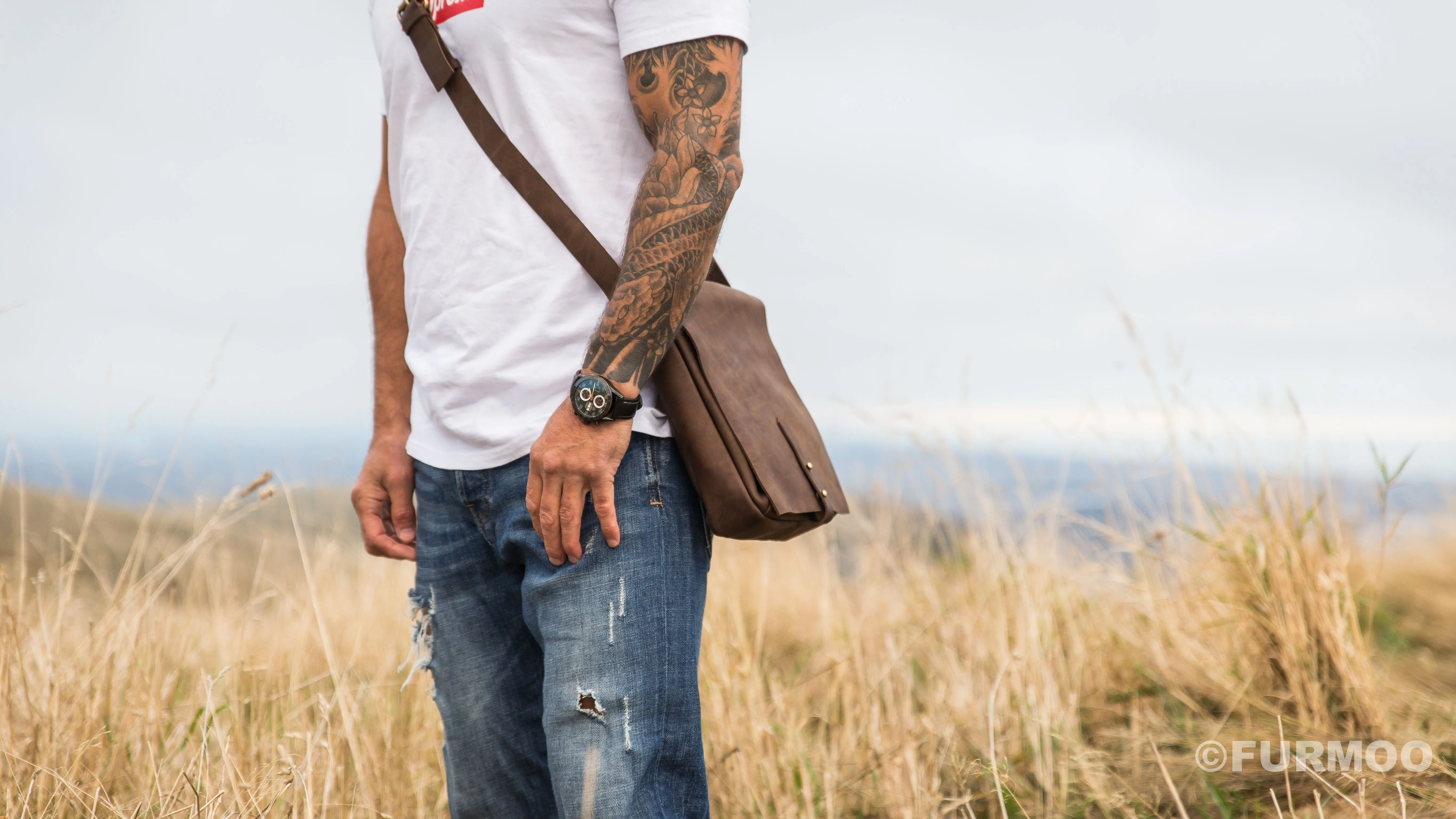 Furman Studded Messenger