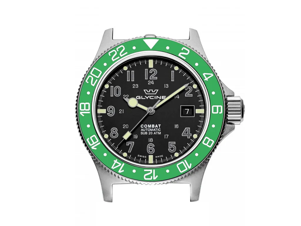 GMT Style Ceramic Bezel Insert Green