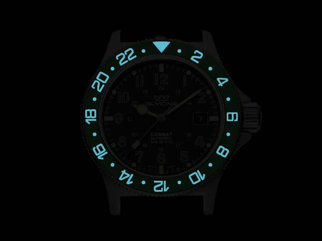 GMT Style Ceramic Bezel Insert Green