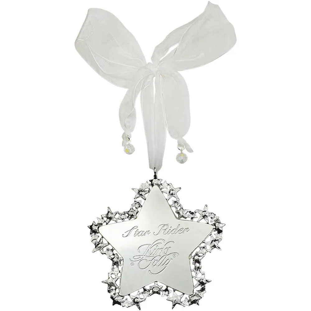 Goddess Seaview Star Rider Ornament (Sterling Silvertone)