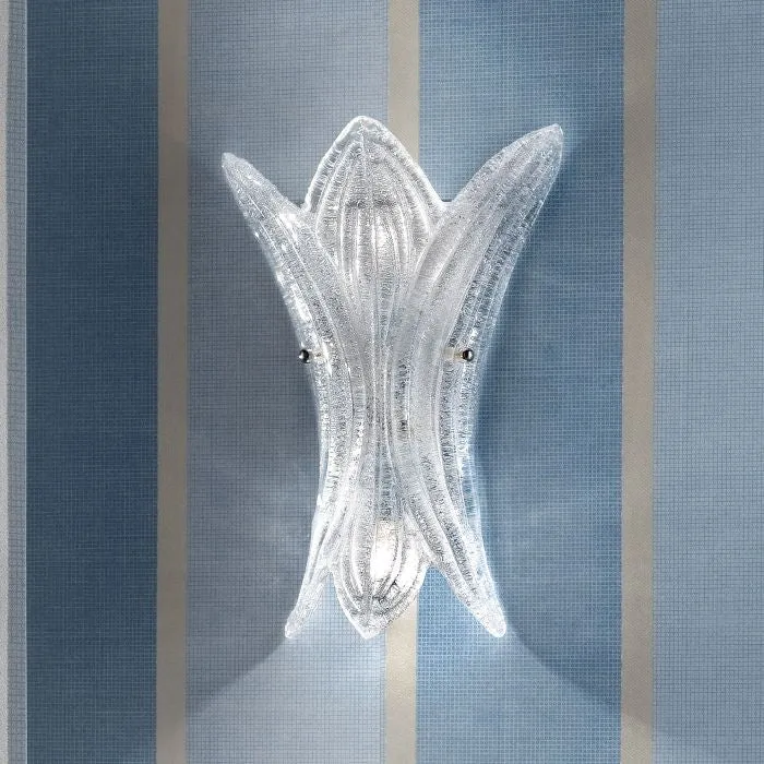 Graniglia Crystal Wall Light, Cast By Hand In Italy