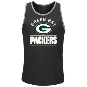 Green Bay Packers Go Far Men's Black Tank Top