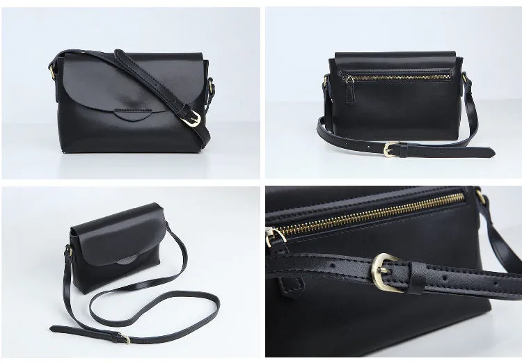 Handmade Flap Bag Women's Leather Crossbody Bags Purses For Women