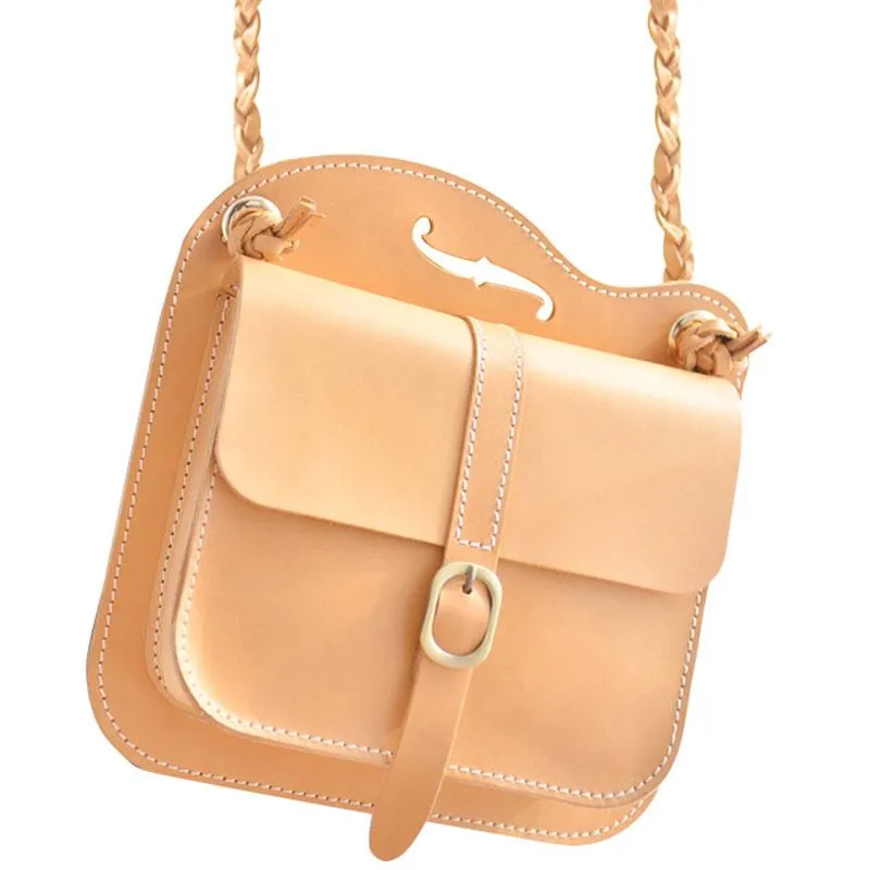 Handmade Leather Cute Brown Small Shoulder Bag Personalized Monogrammed Gift Custom Women Crossbody Bag Purse Shoulder Bag Purse