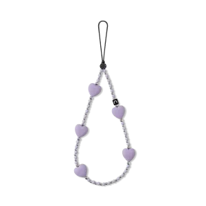 Heart Phone Charm - Lavender Heart