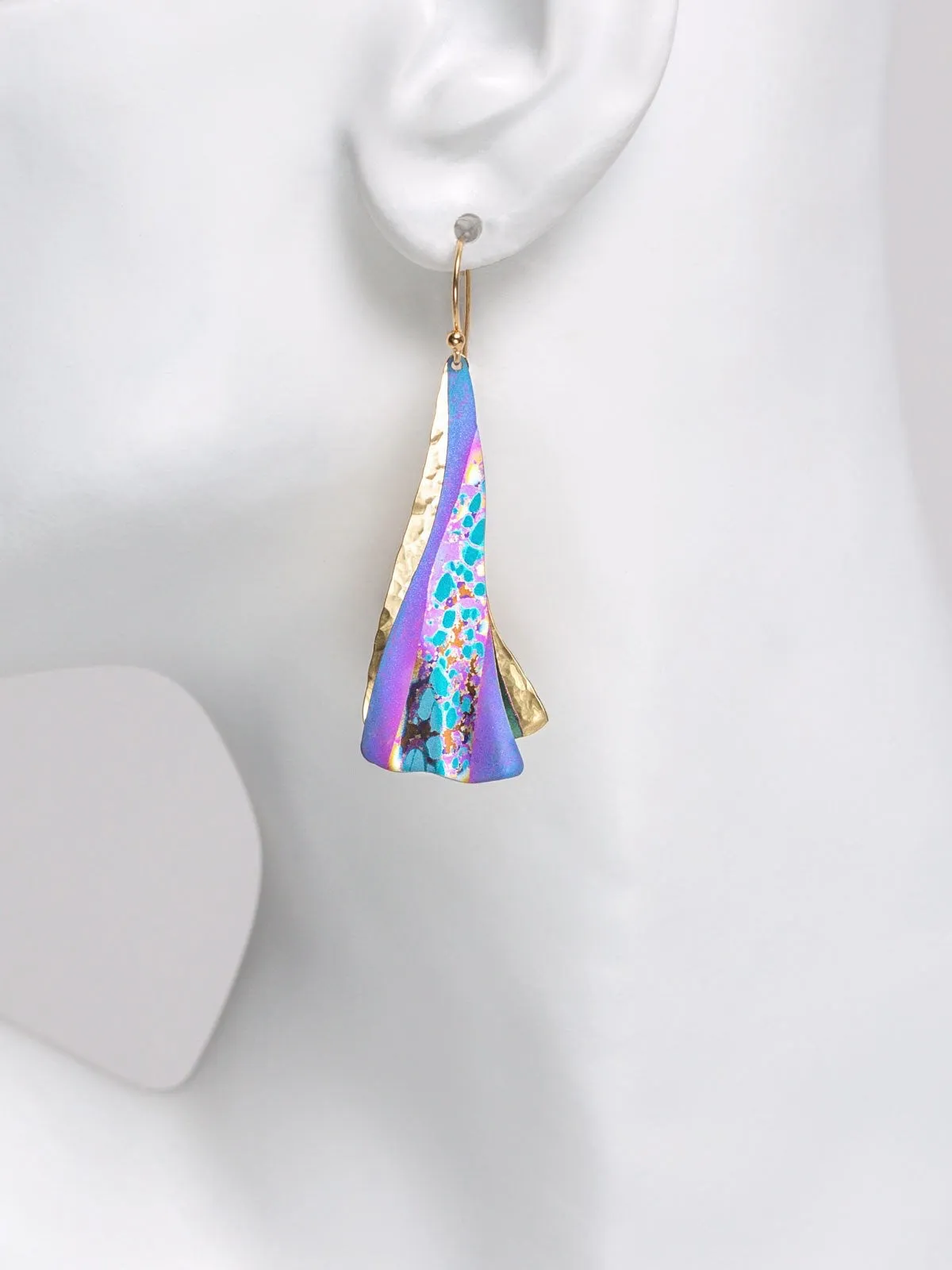 Holly Yashi Sea Swirl Earrings - Brown