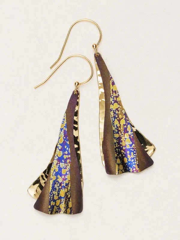 Holly Yashi Sea Swirl Earrings - Brown