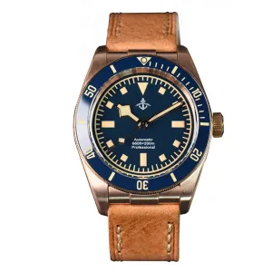 Hruodland 39mm BB58 Retro Bronze Watch