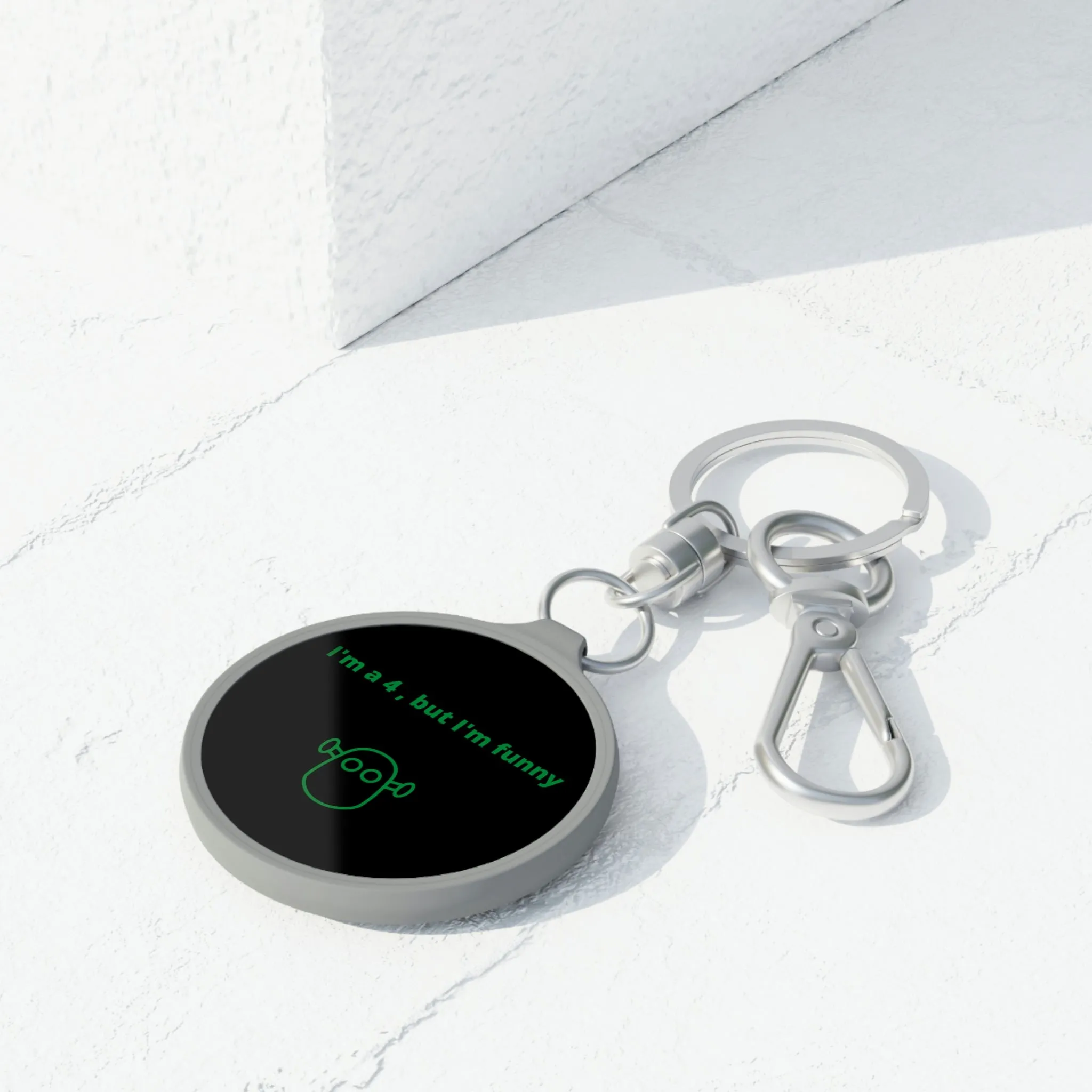 I'm a 4 Keyring Tag