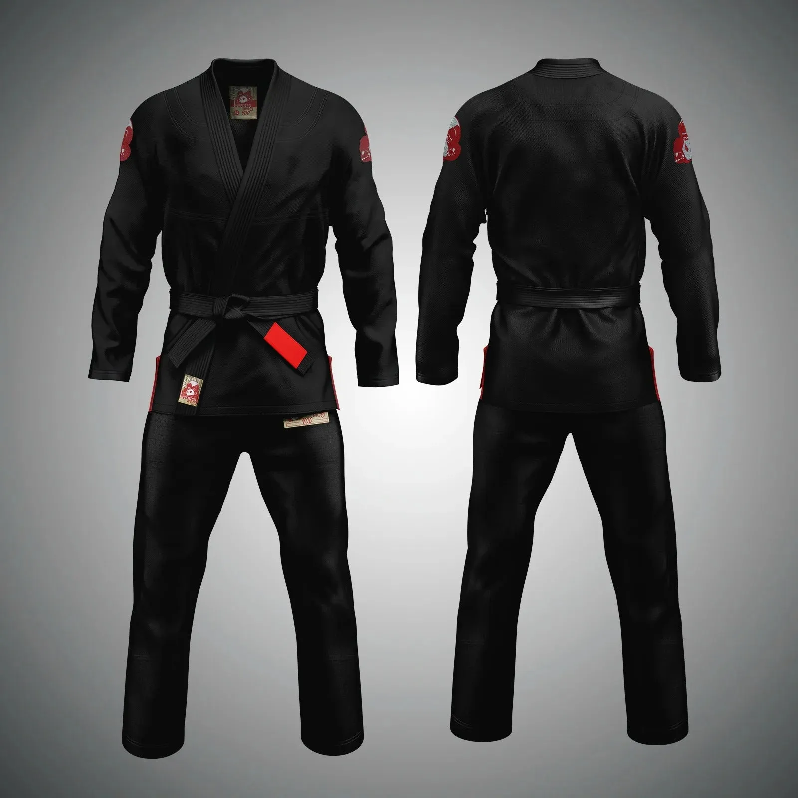 Inverted Gear "Panda 400" BJJ Gi - Black