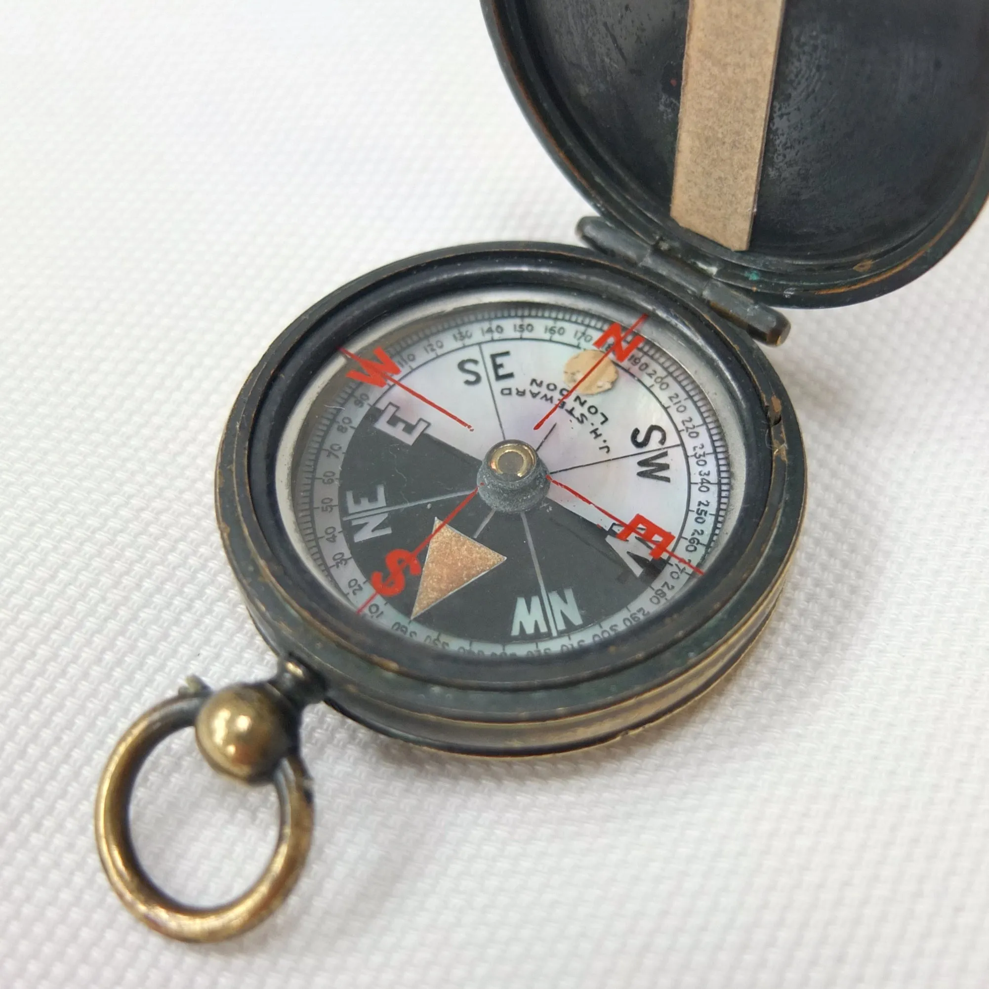 J. H. Steward Pocket Military Compass c.1885