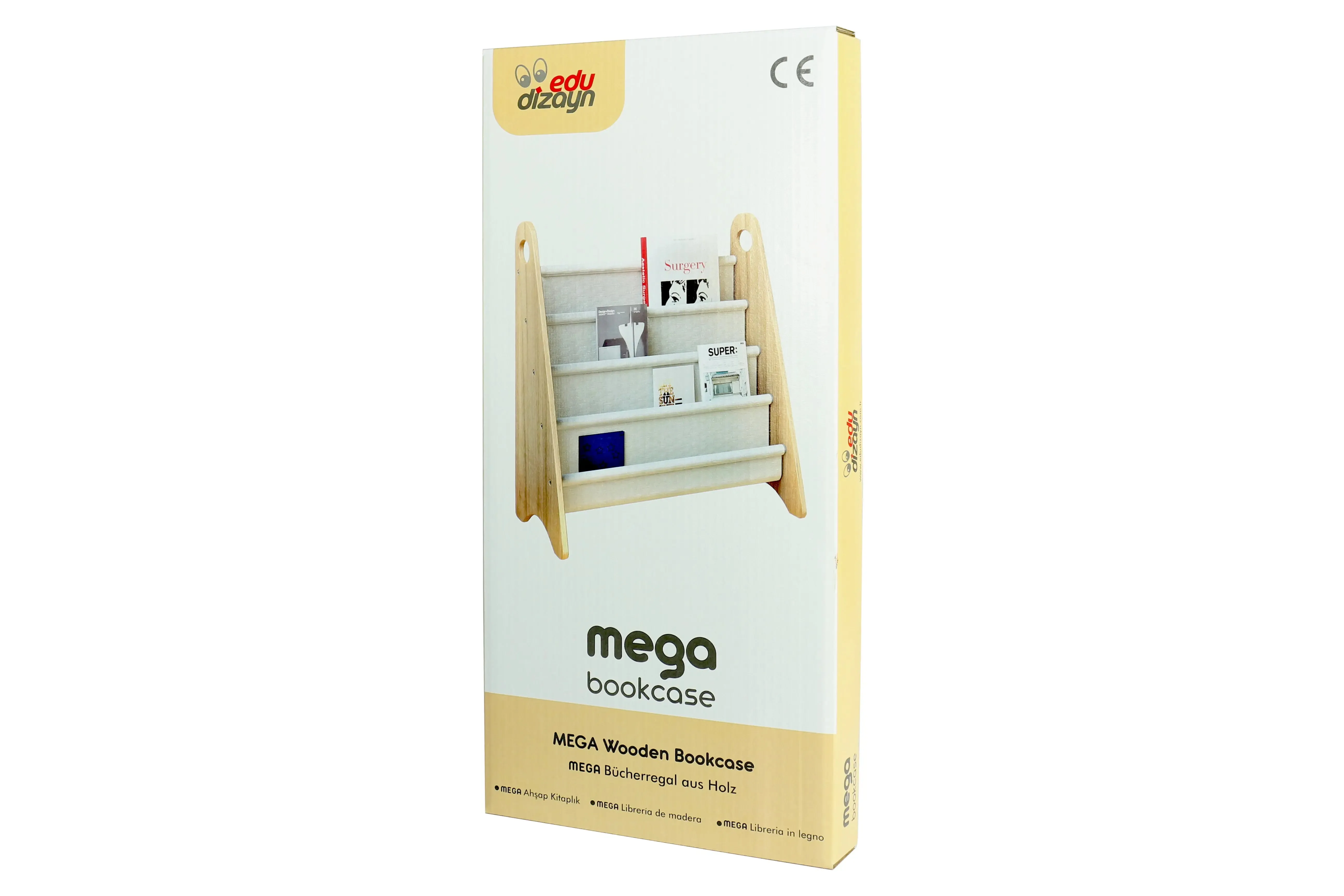 Kids Book Rack - Mega Bookcase & Organizer for Kids - Play Sets