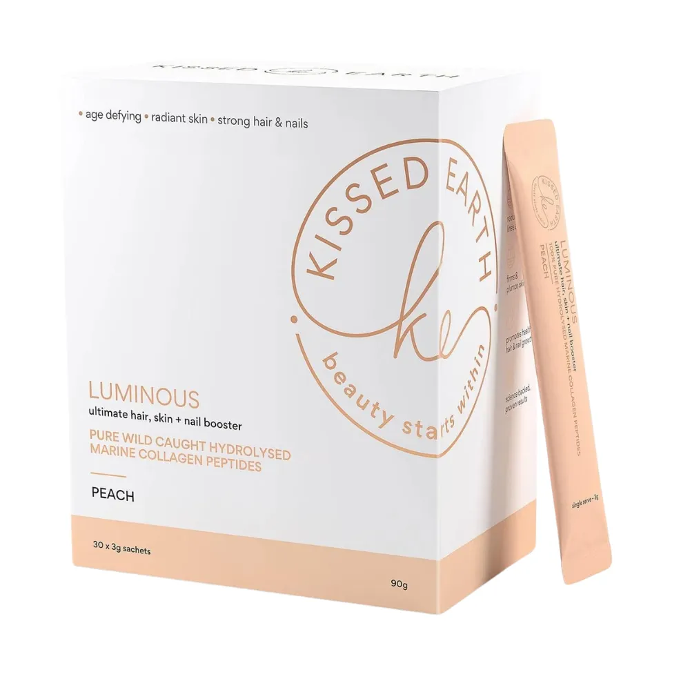 Kissed Earth Luminous - Pure Hydrolysed Marine Collagen Peptides 90g