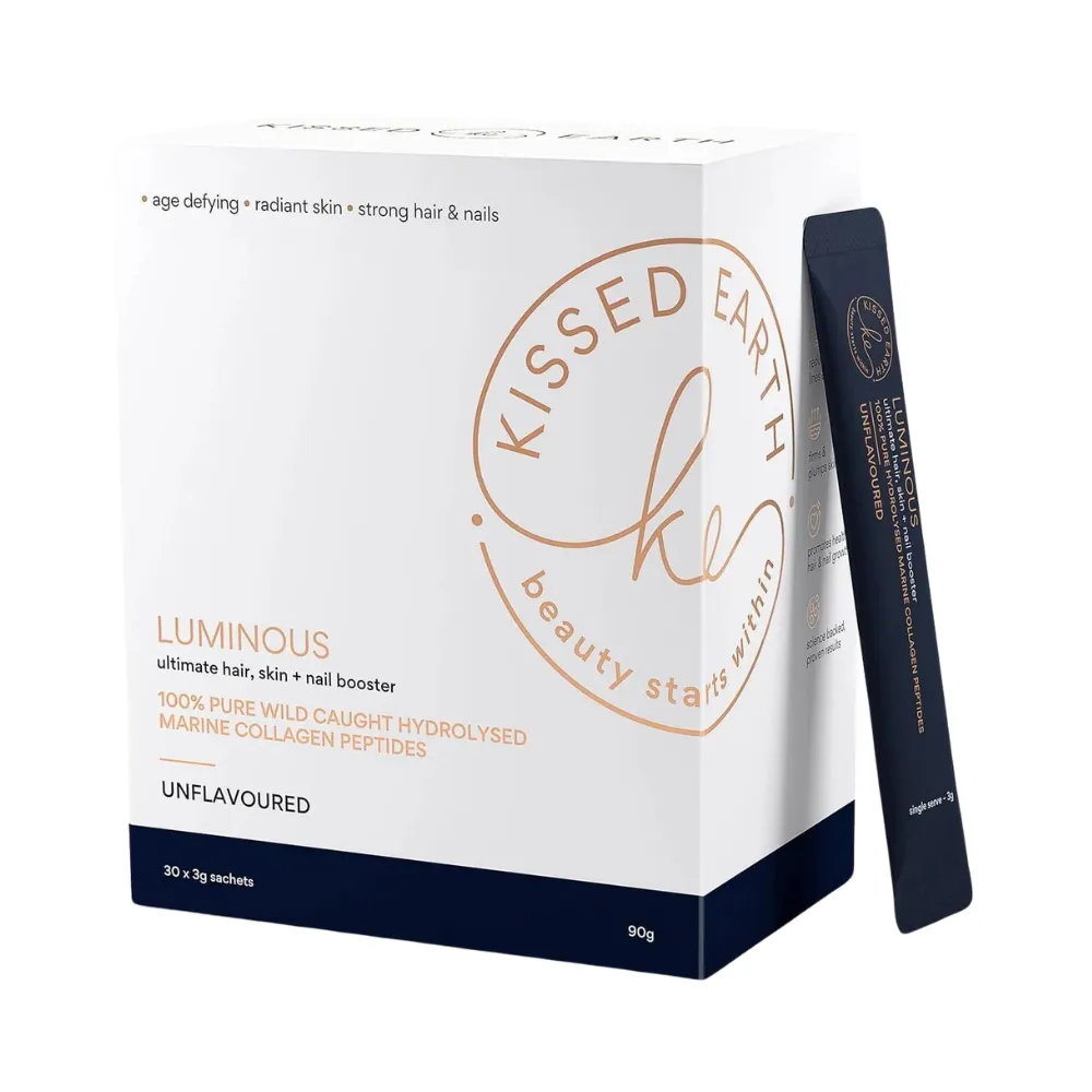 Kissed Earth Luminous - Pure Hydrolysed Marine Collagen Peptides 90g