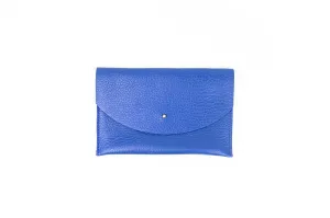 Lapis Leather Envelope Pouch