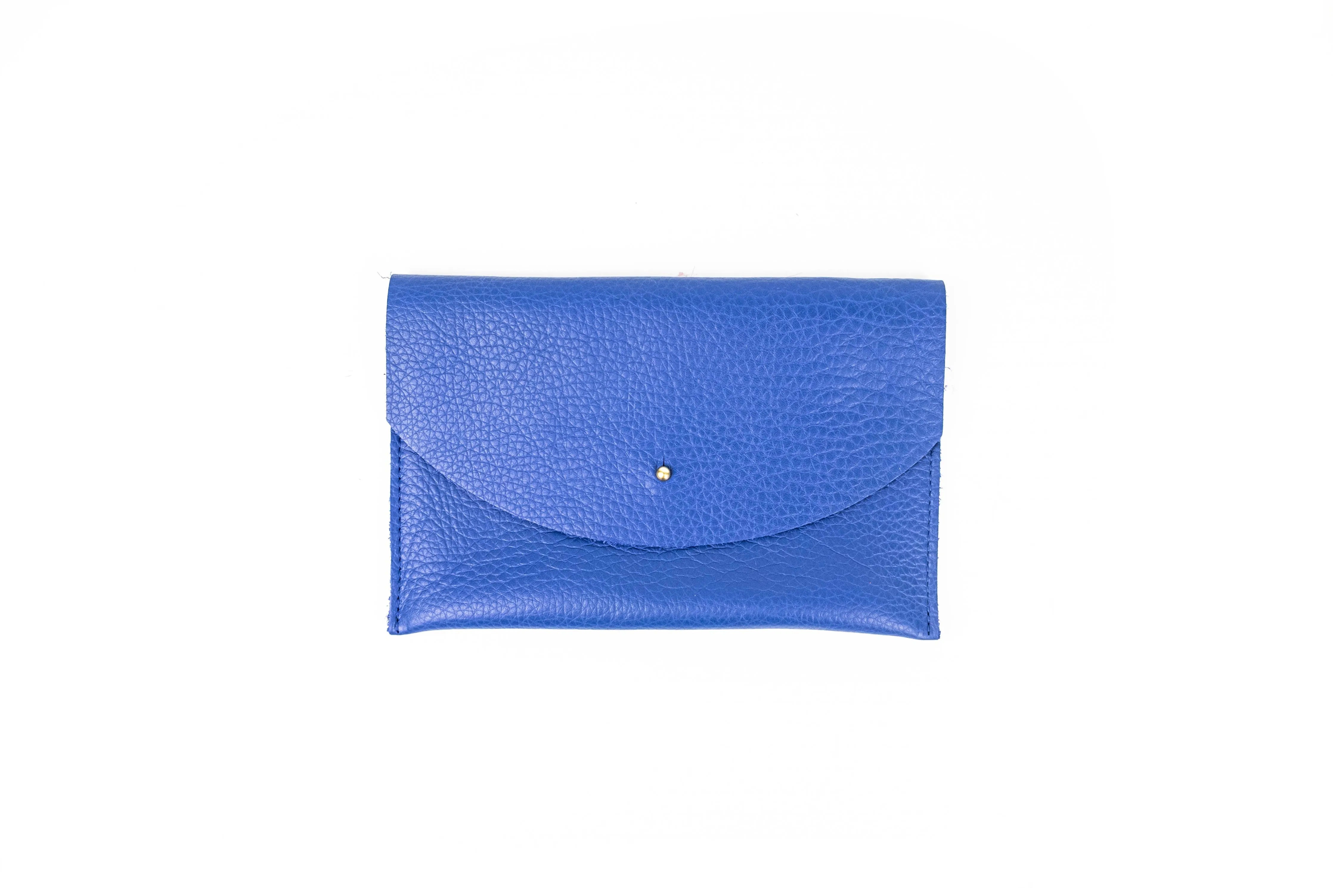 Lapis Leather Envelope Pouch