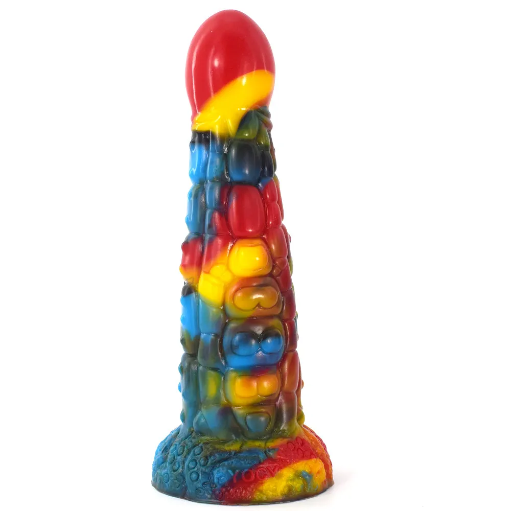 Large Cone Silicone Luminous Colorful Dildo