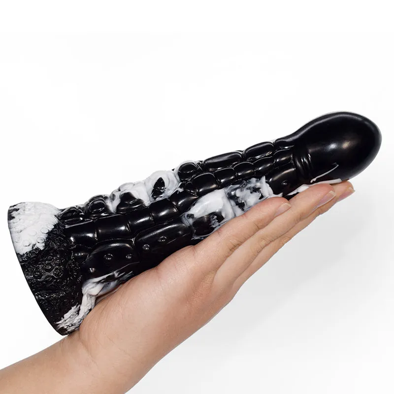 Large Cone Silicone Luminous Colorful Dildo