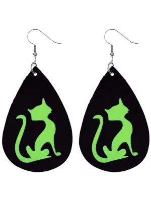 Latest Luminous Cat Drop Earring
