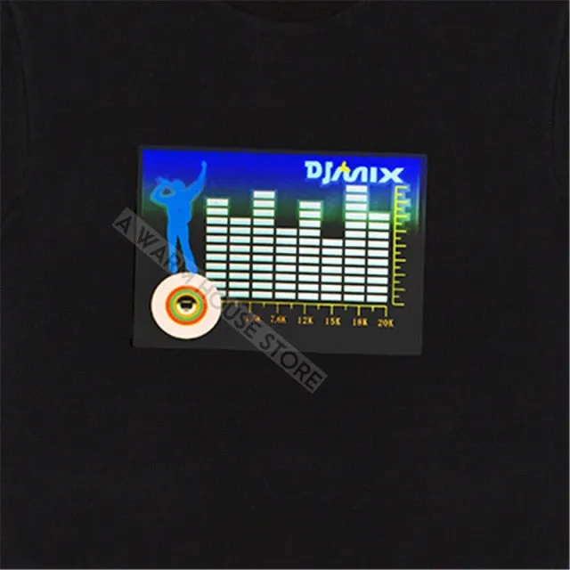 LED Badge Glowing Badges on Backpack Neon Party Glow Clothing Accessories Luminous Clothes Props patches Cotillon for Rave Tees