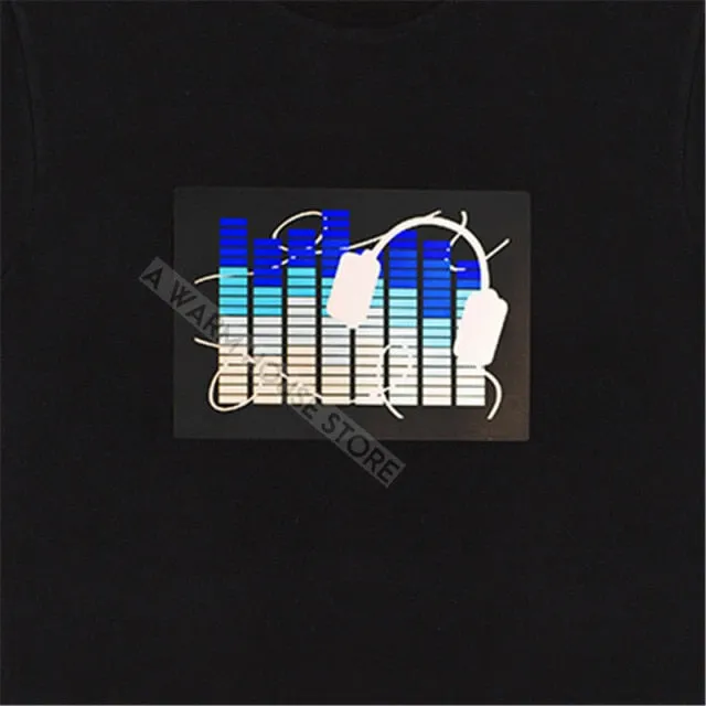 LED Badge Glowing Badges on Backpack Neon Party Glow Clothing Accessories Luminous Clothes Props patches Cotillon for Rave Tees