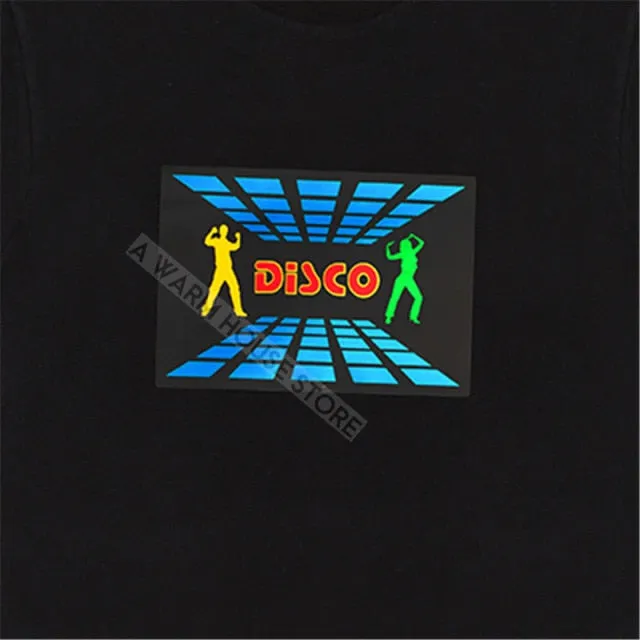 LED Badge Glowing Badges on Backpack Neon Party Glow Clothing Accessories Luminous Clothes Props patches Cotillon for Rave Tees